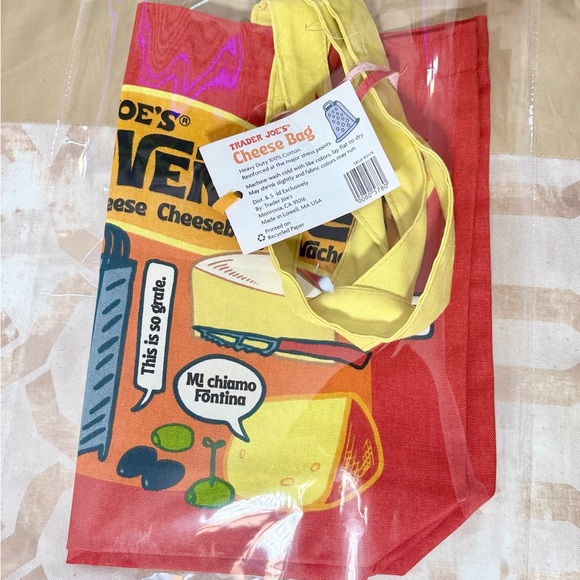 WOW 🔥🧀 Trader Joe's Cheese Experience Tote Bag 100% cotton AUTHENTIC heavy duty - Picture 11 of 11